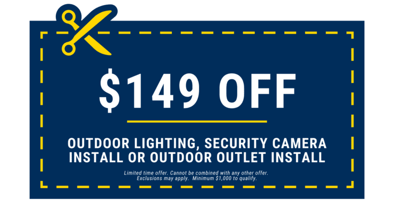 $149 off outdoor lighting install coupon